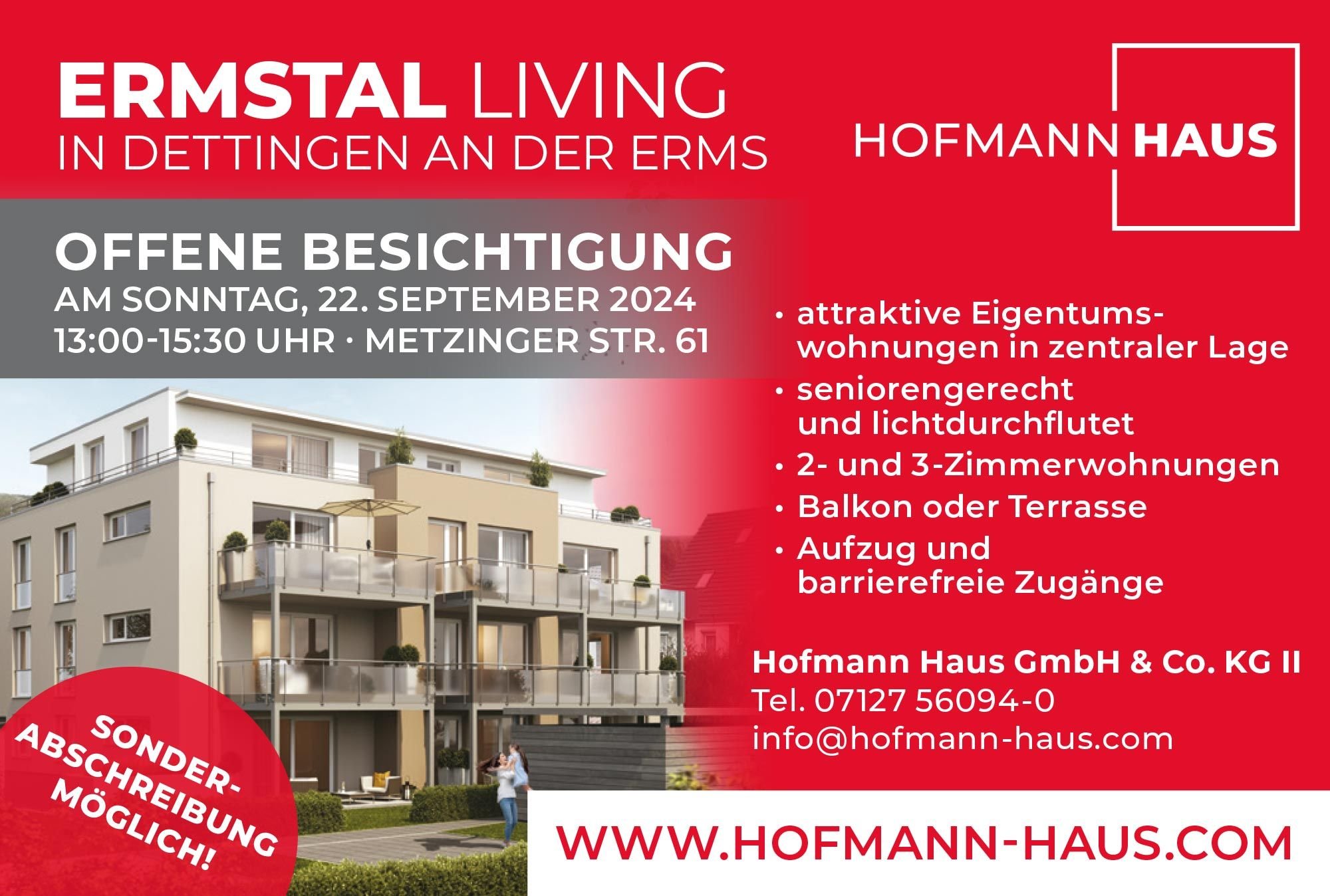 Wohnung zum Kauf provisionsfrei 436.700 € 3 Zimmer 79 m²<br/>Wohnfläche EG<br/>Geschoss Dettingen an der Erms 72581