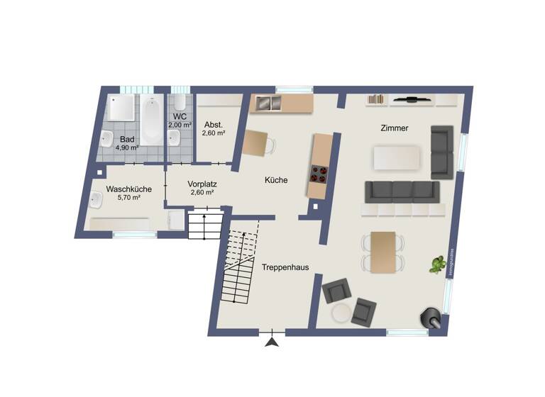 Mehrfamilienhaus zum Kauf 595.000 € 6 Zimmer 185 m² 578 m² Grundstück Steinmauern 76479