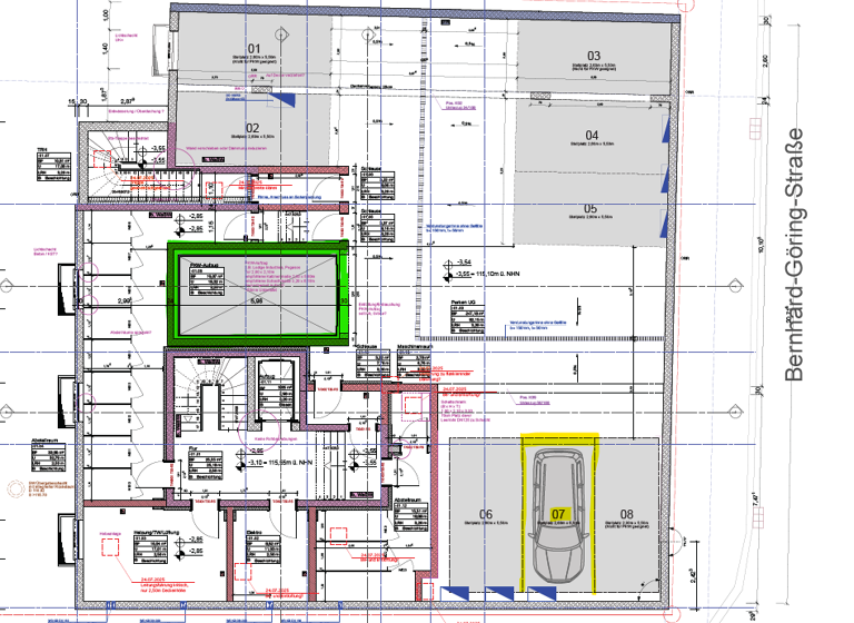 Tiefgarage zum Kauf - Erstbezug provisionsfrei 35.000 € Südvorstadt Leipzig 04275