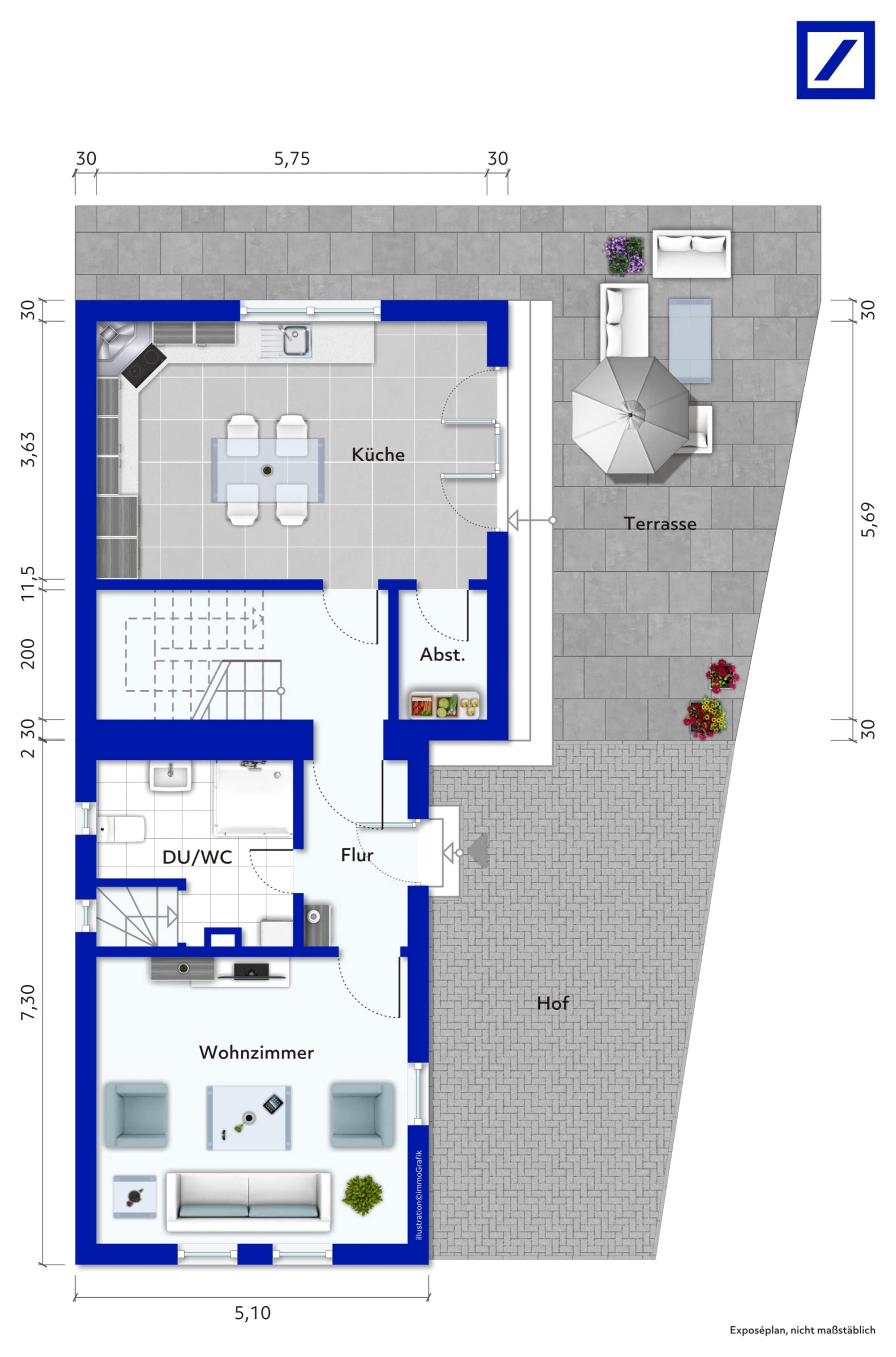 Maisonette zum Kauf 298.000 € 4 Zimmer 100 m²<br/>Wohnfläche Eich 67575