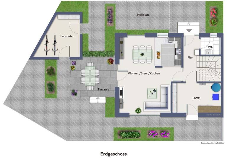 Doppelhaushälfte zum Kauf 399.000 € 4 Zimmer 125,4 m² 261 m² Grundstück Bevergern Hörstel 48477