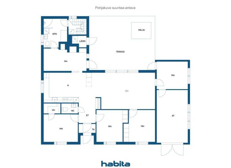 Einfamilienhaus zum Kauf 169.500 € 5 Zimmer 123,7 m² 975 m² Grundstück Salmikuja 8 Kempele 90440