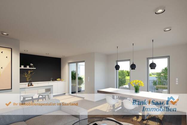 Wohnung zum Kauf - Neubau provisionsfrei 320.000 € 3 Zimmer 83,6 m² Homburg Homburg 66424