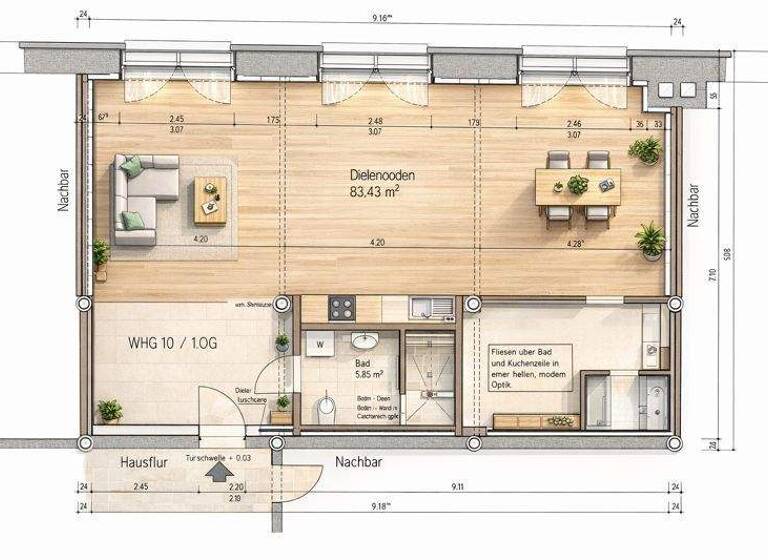 Studio zum Kauf 194.000 € 1 Zimmer 93,8 m² Heidenau 01809