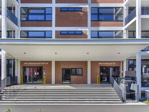 Wohnung zur Miete - Erstbezug 1.289 € 2 Zimmer 89,8 m² 5. Geschoss Am Tabakquartier 54 Woltmershausen Bremen 28197