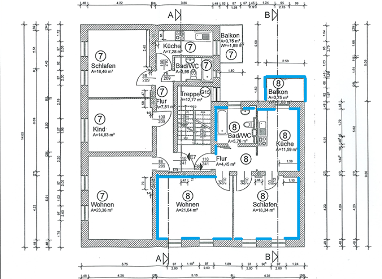 Wohnung zum Kauf 169.000 € 2 Zimmer 63,4 m² Kröpeliner Tor-Vorstadt Rostock 18057