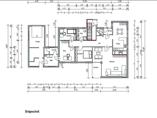Wohnung zur Miete 1.450 € 4 Zimmer 154 m² frei ab 01.02.2026 Gottfried-Benn-Straße 6 Westerstede 26655