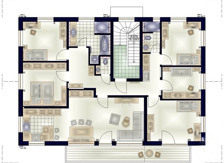 Wohnung zum Kauf - Erstbezug provisionsfrei 745.000 € 4 Zimmer 138 m² 1. Geschoss Bechen Durach-Bechen 87471
