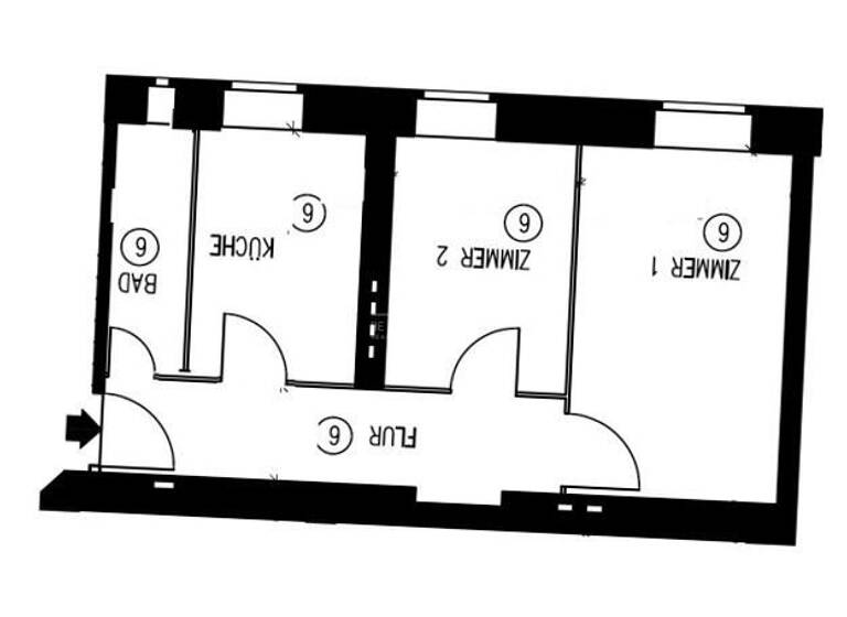 Wohnung zum Kauf provisionsfrei 249.000 € 2 Zimmer 42,6 m²<br/>Wohnfläche EG<br/>Geschoss Mecklenburgische Straße 87/88 Wilmersdorf Berlin 10713
