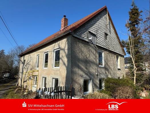 Einfamilienhaus zum Kauf 98.000 € 5 Zimmer 108 m² 1.530 m² Grundstück Langhennersdorf Oberschöna 09600