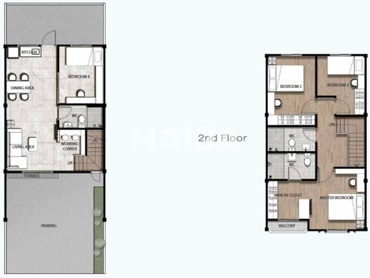 Reihenmittelhaus zum Kauf 84.091 € 5 Zimmer 145 m²<br/>Wohnfläche 142 m²<br/>Grundstück Bang Lamung 20150