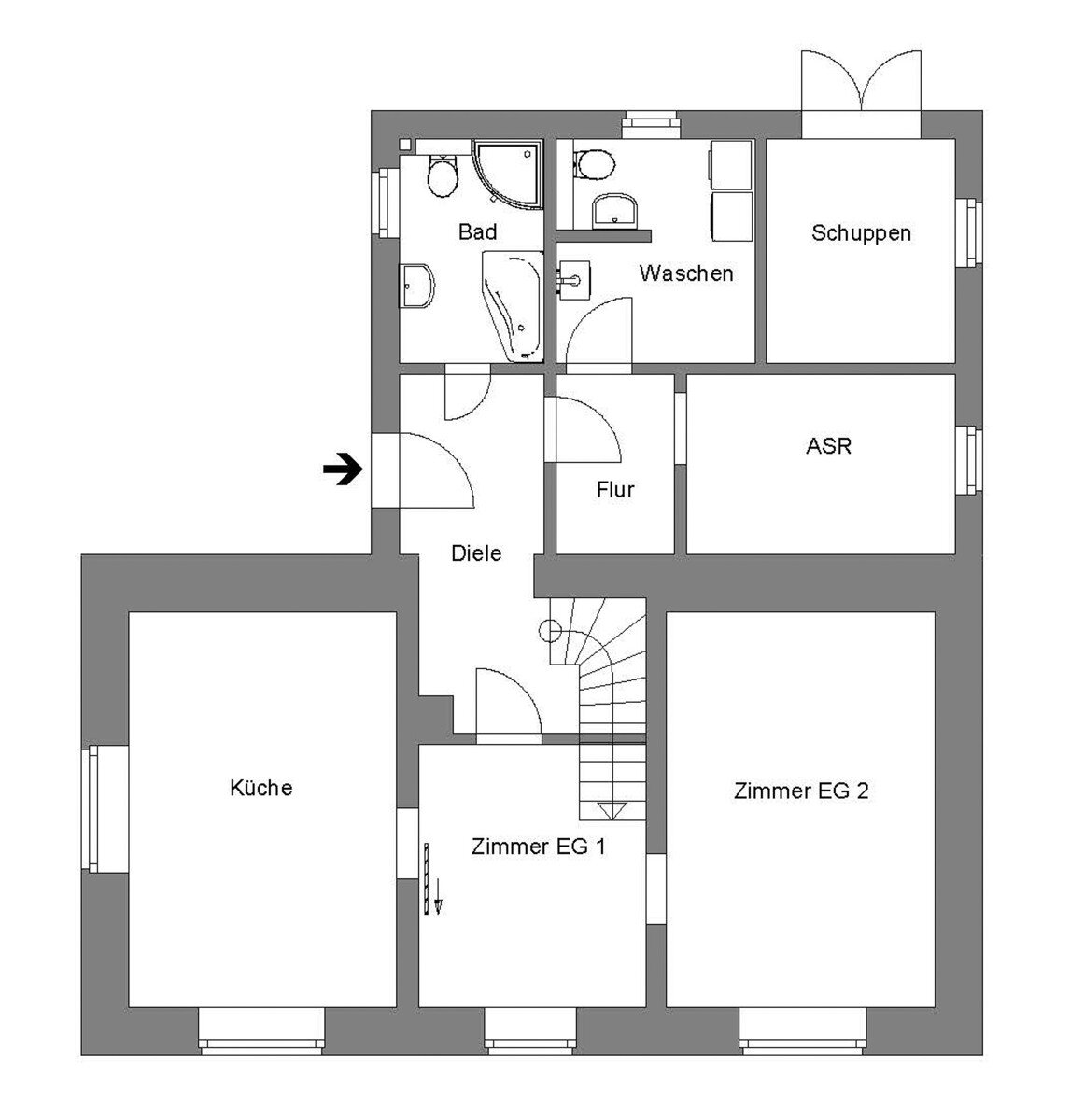 Einfamilienhaus zum Kauf provisionsfrei 150.000 € 5 Zimmer 120,3 m²<br/>Wohnfläche 1.287 m²<br/>Grundstück Lomnitz Wachau 01454