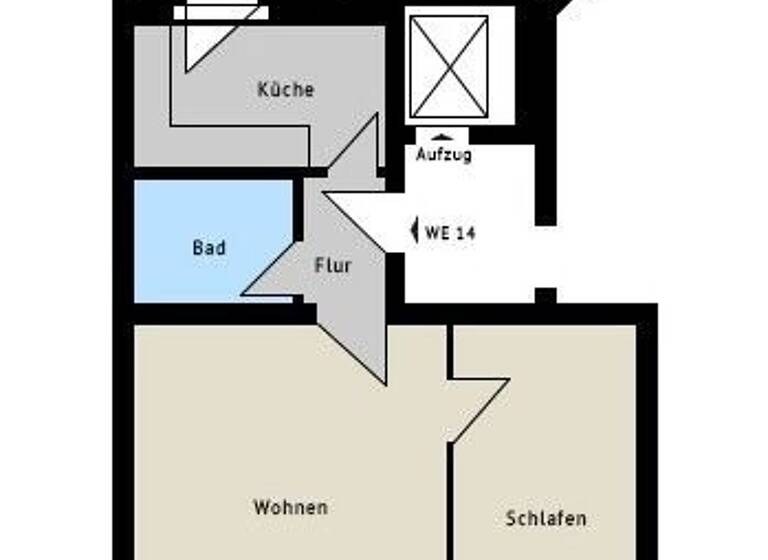 Wohnung zum Kauf 120.000 € 2 Zimmer 49,6 m²<br/>Wohnfläche 1.<br/>Geschoss Eutritzsch Leipzig 04129