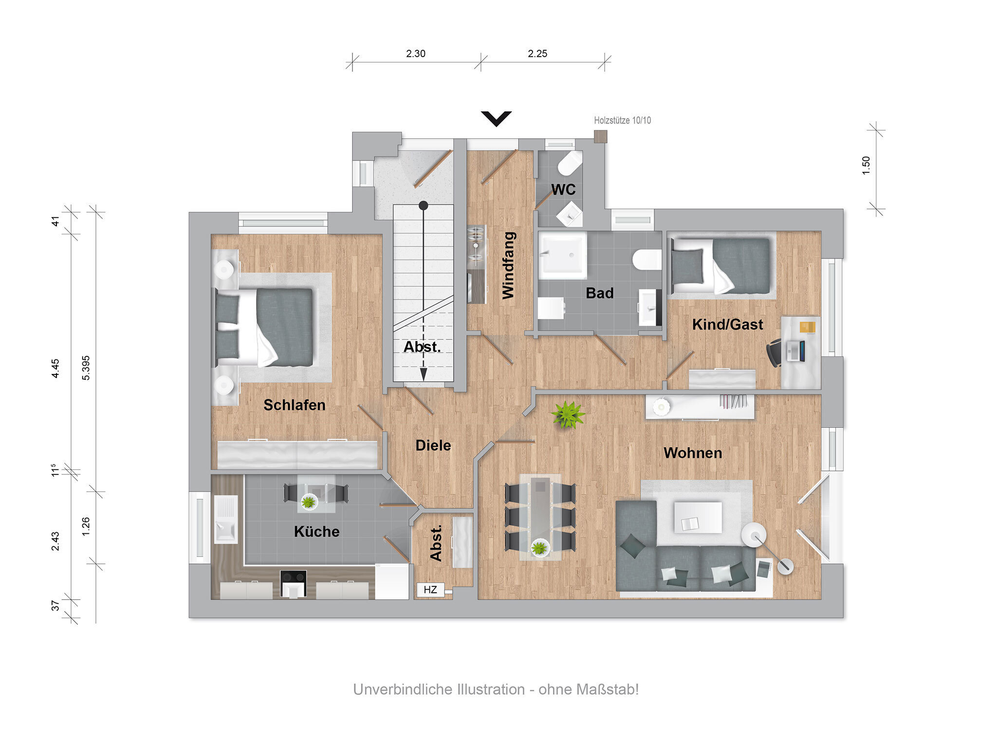 Wohnung zum Kauf 198.500 € 3 Zimmer 69 m²<br/>Wohnfläche EG<br/>Geschoss Norden Norden 26506