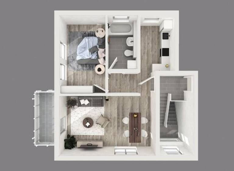 Wohnung zur Miete 740 € 2 Zimmer 63,7 m²<br/>Wohnfläche Dachgeschoss<br/>Geschoss 12.05.2025<br/>Verfügbarkeit Lange Malterse 48 Weitmar Bochum 44795