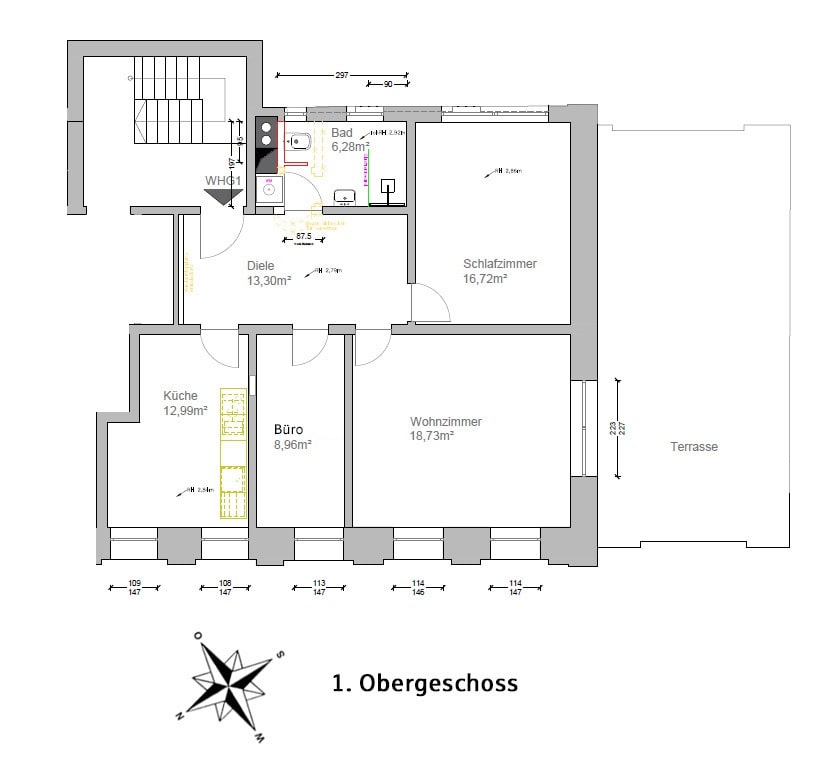 Wohnung zur Miete 990 € 3 Zimmer 84 m²<br/>Wohnfläche 1.<br/>Geschoss ab sofort<br/>Verfügbarkeit Kipfenberg Kipfenberg 85110