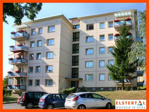 Wohnung zur Miete 355 € 2 Zimmer 50 m² 3. Geschoss frei ab 01.10.2026 Glück-Auf-Weg 2 Bieblach Gera 07546