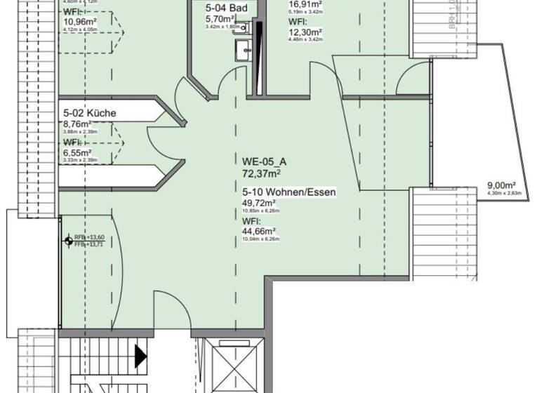 Wohnung zum Kauf 245.000 € 3 Zimmer 86 m² 1. Geschoss Anger-Crottendorf Leipzig 04318