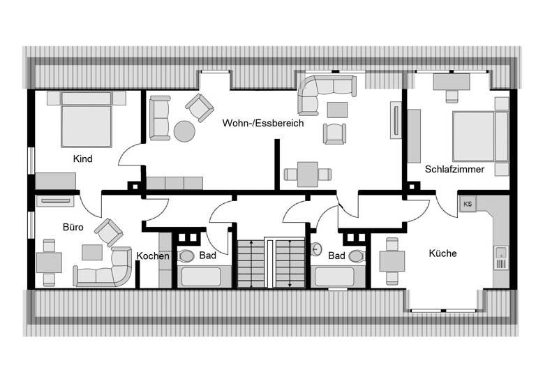 Wohnung zum Kauf 175.000 € 4,5 Zimmer 94,7 m²<br/>Wohnfläche Dachgeschoss<br/>Geschoss Wattenscheid Bochum 44866