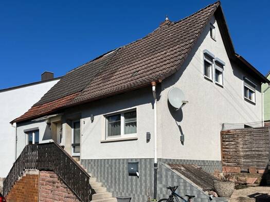 Doppelhaushälfte zum Kauf provisionsfrei 175.000 € 3 Zimmer 81 m² 259 m² Grundstück Faulbach 97906