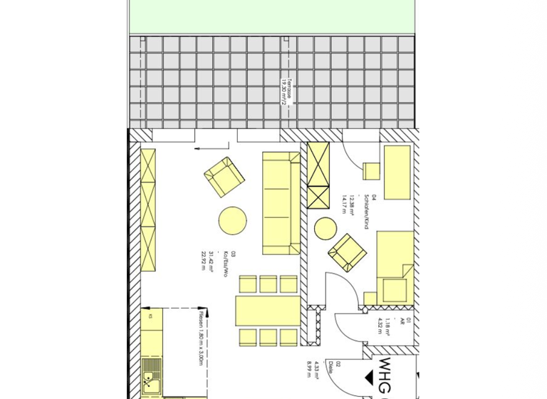 Wohnung zum Kauf provisionsfrei 469.700 € 3 Zimmer 77 m² EG Stadeln Fürth 90765