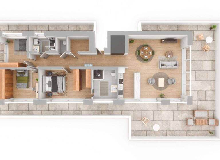 Penthouse zum Kauf - Erstbezug 838.000 € 4 Zimmer 2. Geschoss Liebenau Graz 8041