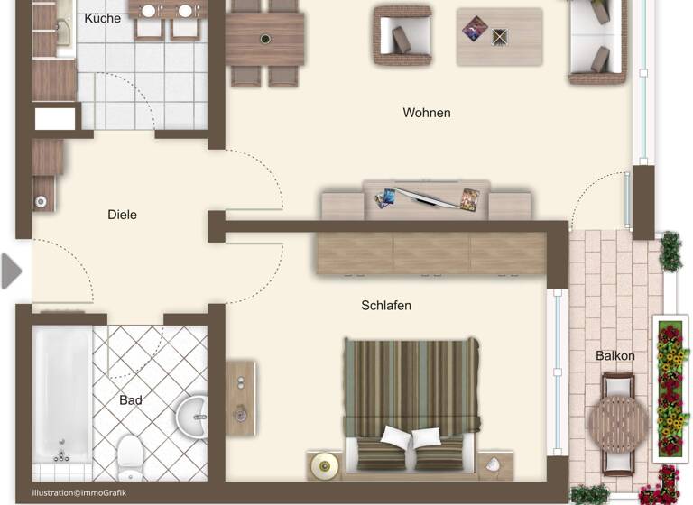 Wohnung zum Kauf 169.000 € 2 Zimmer 55 m² Deggendorf 94469
