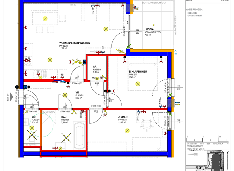 Wohnung zur Miete - Erstbezug 984 € 3 Zimmer 73,3 m² 1. Geschoss Am Dorfplatz 2 Alkoven 4072