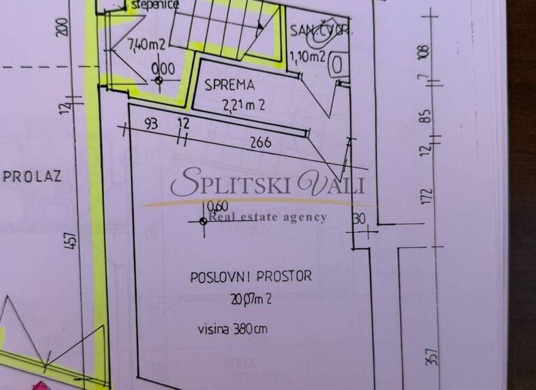Büro zur Miete 700 € Split