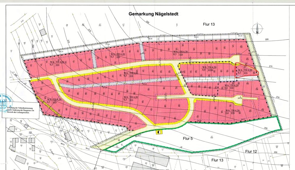 Grundstück zum Kauf 60.000 € 806 m²<br/>Grundstück Nägelstedt Bad Langensalza 99947