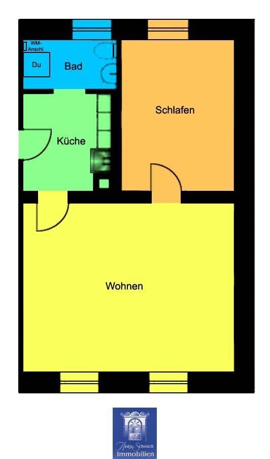 Wohnung zur Miete 195 € 2 Zimmer 38 m²<br/>Wohnfläche Roßwein Roßwein 04741