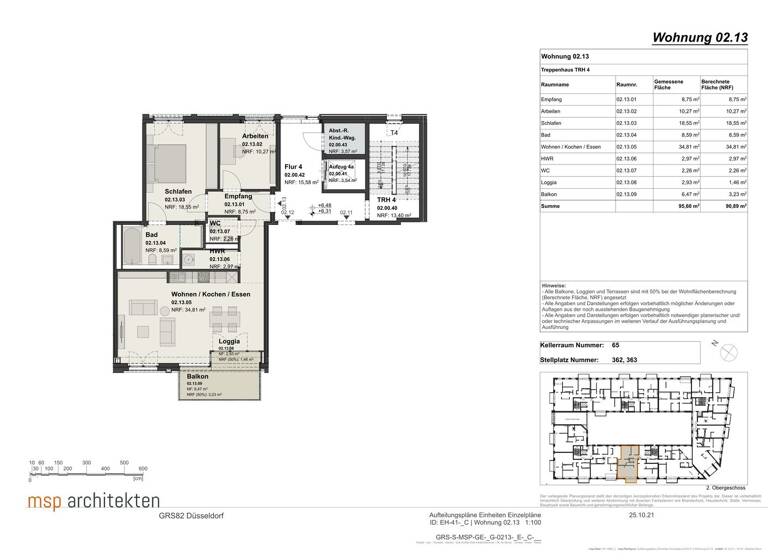 Wohnung zur Miete 2.269 € 3 Zimmer 91 m² 2. Geschoss frei ab 01.05.2026 Düsseltal Düsseldorf / Düsseltal 40239