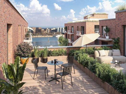 Wohnung zum Kauf - Erstbezug provisionsfrei 764.000 € 4 Zimmer 133,5 m² 6. Geschoss Gaarden-Ost Kiel 24143