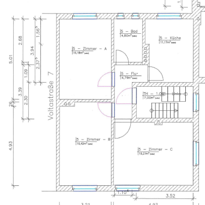 Wohnung zur Miete 1.180 € 3 Zimmer 73 m²<br/>Wohnfläche ab sofort<br/>Verfügbarkeit Paul-Jordan-Str. 1 Hennigsdorf 16761