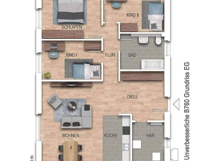 Bungalow zum Kauf provisionsfrei 339.900 € 4 Zimmer 109 m² 605 m² Grundstück Alte Dorfstraße 46 Lübstorf 19069