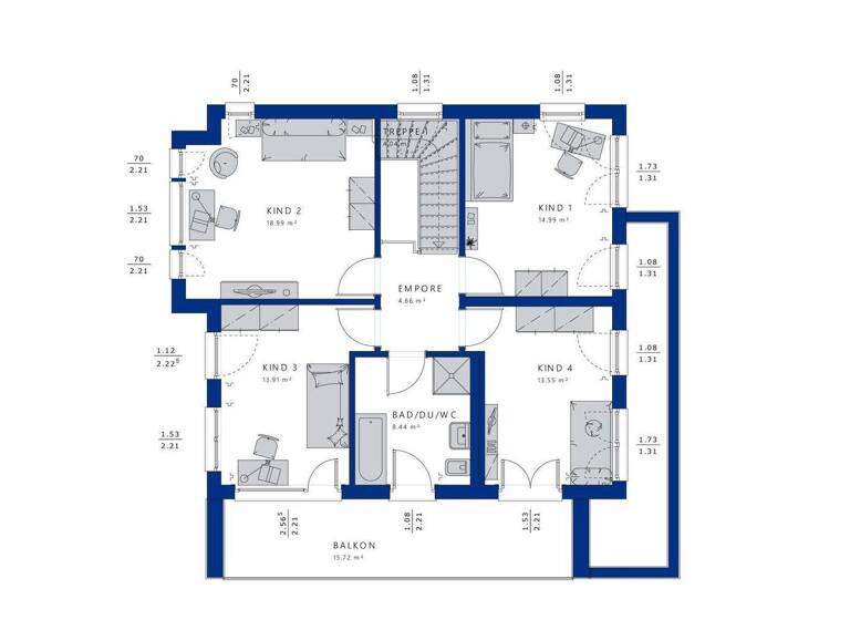 Einfamilienhaus zum Kauf - Erstbezug provisionsfrei 812.784 € 7 Zimmer 167,2 m² 691 m² Grundstück Innenstadt Aschaffenburg 63739
