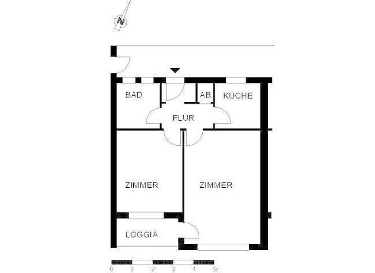 Wohnung zur Miete 564 € 2 Zimmer 50 m² frei ab 01.05.2026 Kurfürstenallee 50a Gartenstadt Vahr Bremen 28211