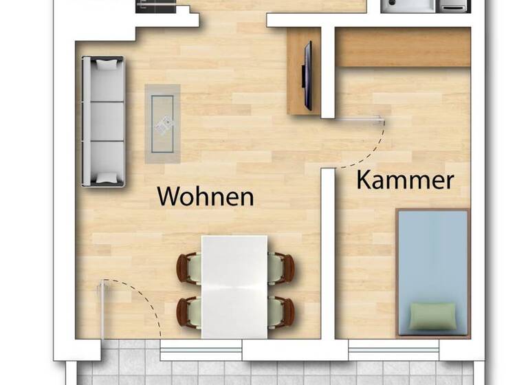 Wohnung zum Kauf 119.000 € 2 Zimmer 45,8 m² 4. Geschoss Brunnenstraße 26-32 Langscheid Sundern 59846