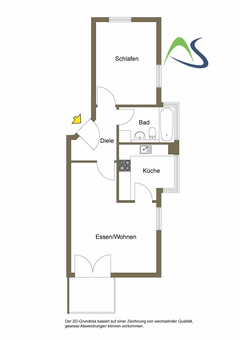 Wohnung zum Kauf provisionsfrei 298.000 € 2 Zimmer 48 m²<br/>Wohnfläche 3.<br/>Geschoss 01.03.2025<br/>Verfügbarkeit Karl-Stieler-Straße 78 Ziegetsdorf - Königswiesen-Süd - Neuprüll Regensburg 93051