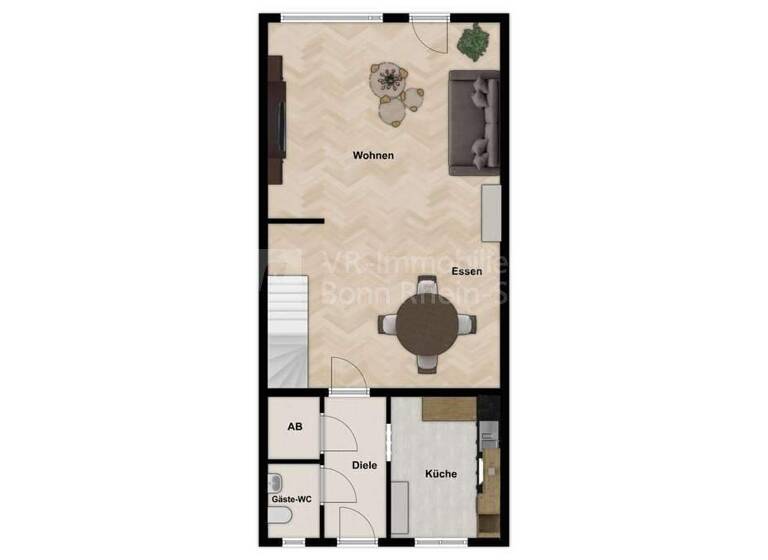 Reihenmittelhaus zum Kauf 460.000 € 4,5 Zimmer 106 m² 177 m² Grundstück Brüser Berg Bonn 53125