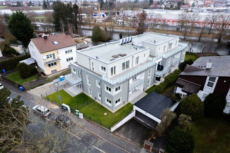 Terrassenwohnung zum Kauf - Neubau provisionsfrei 822.701 € 4 Zimmer 165,7 m² 2. Geschoss frei ab sofort Flurstraße Nordstadt Fürth 90765