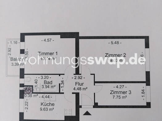 Wohnung zur Miete Tauschwohnung 500 € 3 Zimmer 63 m² EG Friedrichshagen Treptow-Köpenick 12587