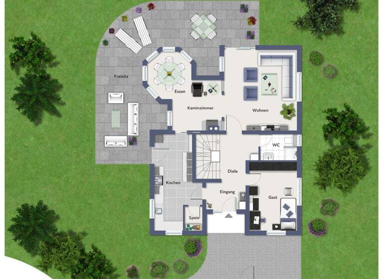 Einfamilienhaus zum Kauf 699.000 € 7 Zimmer 240 m² 683 m² Grundstück Pfaffenhofen 89284