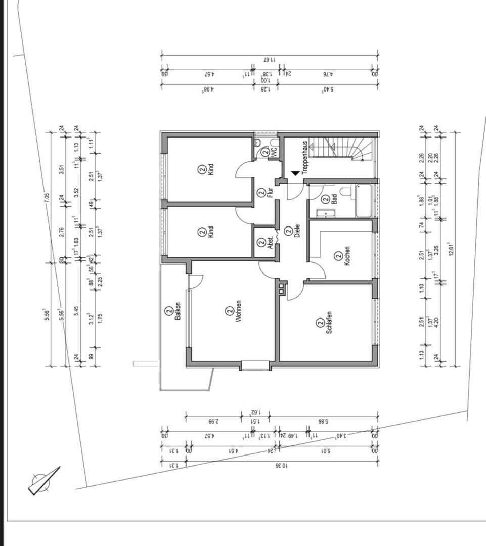 Wohnung zur Miete 1.150 € 4 Zimmer 106,9 m²<br/>Wohnfläche 1.<br/>Geschoss Nevigeser Straße Wuppertal 42113