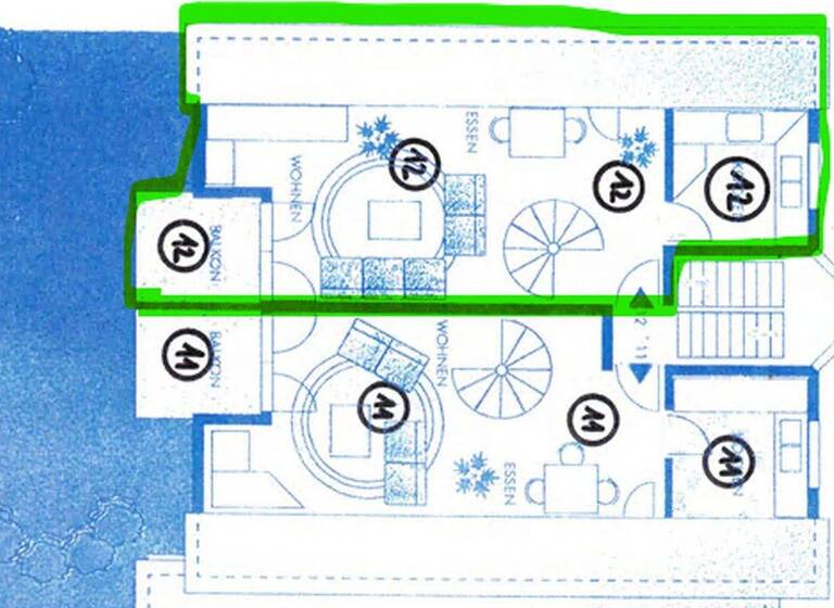 Maisonette zum Kauf provisionsfrei 279.000 € 2,5 Zimmer 74 m² 2. Geschoss Haupstraße 31/1 Kirchberg Kirchberg / Murr 71737