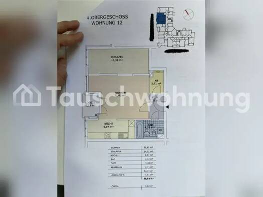 Wohnung zur Miete Tauschwohnung 700 € 2 Zimmer 56 m² 4. Geschoss Französisch Buchholz Berlin 10409