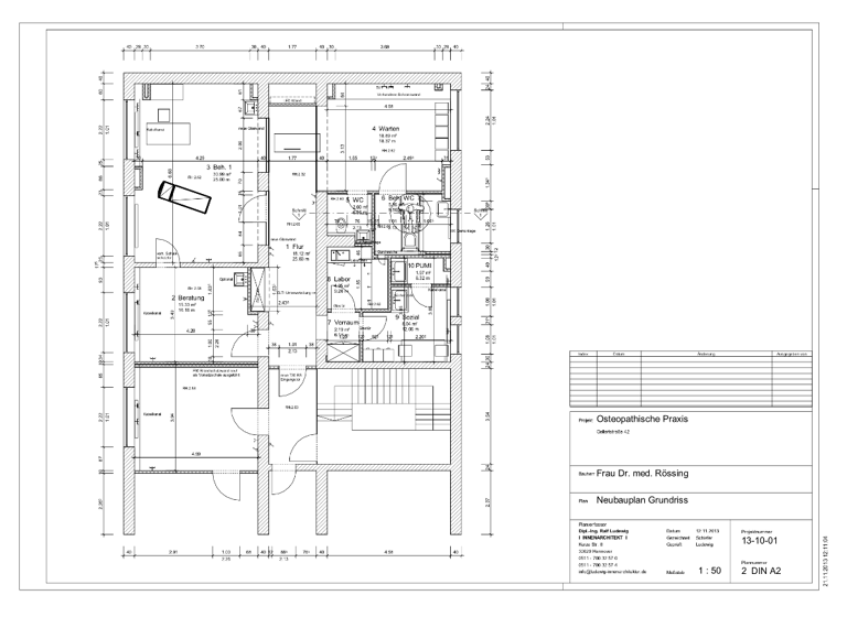 Büro zur Miete 1.512 € 3 Zimmer 109 m² Bürofläche Gellertstraße 43 Zoo Hannover 30175