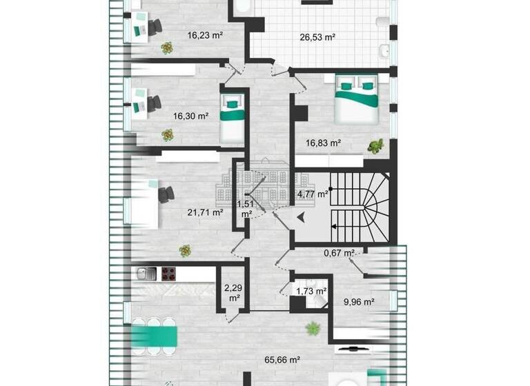 Wohnung zum Kauf 539.500 € 6 Zimmer 206 m² Markkleeberg 04416