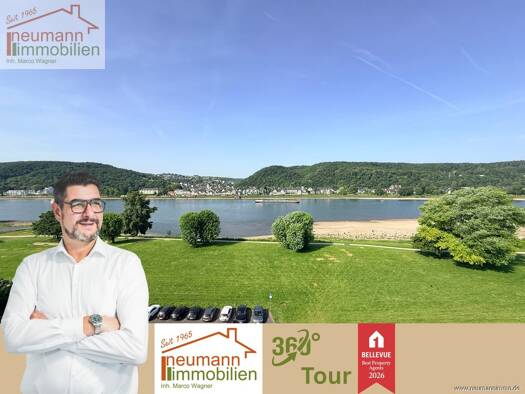 Wohnung zum Kauf 199.000 € 2 Zimmer 67 m² 6. Geschoss Rheinallee 7 Bad Hönningen 53557