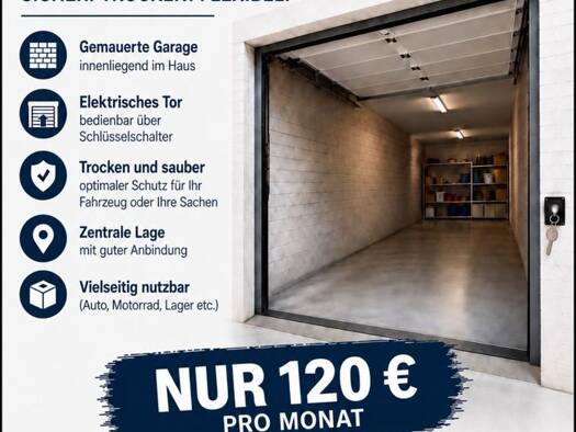Garage zur Miete provisionsfrei 120 € 10 m² Arndtstraße 3 Sanderau Würzburg 97072